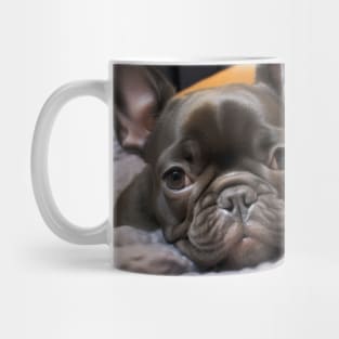 English Bulldog Cat Pet Animal Beauty Warm Cuddle Caring Mug